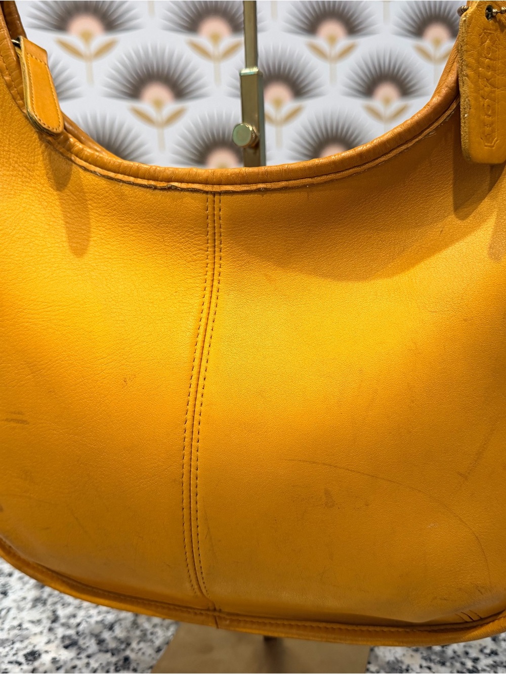 Vintage Coach Leather Ergo Hobo Shoulder Bag - Picture 2 of 8